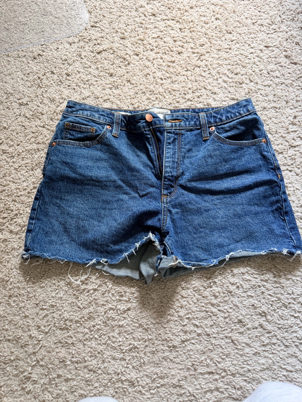 Universal Thread Classic Blue Denim Cutoff Shorts - Women's